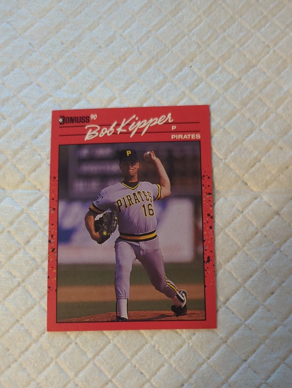 Donruss Bob Kipper 1990 Baseball Card - Red Border